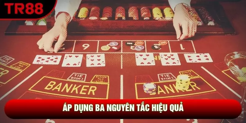 Áp dụng ba nguyên tắc hiệu quả Áp dụng ba nguyên tắc hiệu quả