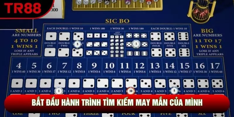 Bắt đầu hành trình tìm kiếm may mắn của mình Bắt đầu hành trình tìm kiếm may mắn của mình