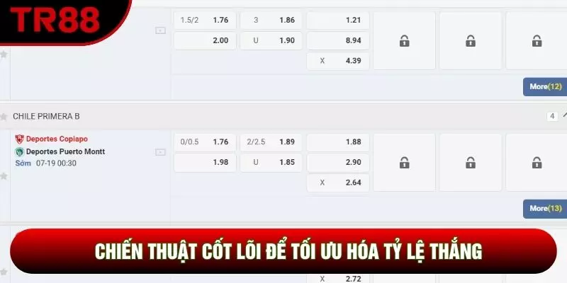 Chiến thuật cốt lõi để tối ưu hóa tỷ lệ thắng
