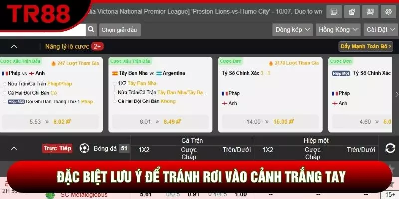 Đặc biệt lưu ý để tránh rơi vào cảnh trắng tay Đặc biệt lưu ý để tránh rơi vào cảnh trắng tay