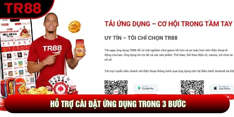 Hỗ trợ cài đặt ứng dụng trong 3 bước Hỗ trợ cài đặt ứng dụng trong 3 bước