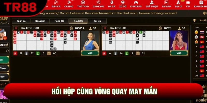 Hồi hộp cùng vòng quay may mắn Hồi hộp cùng vòng quay may mắn