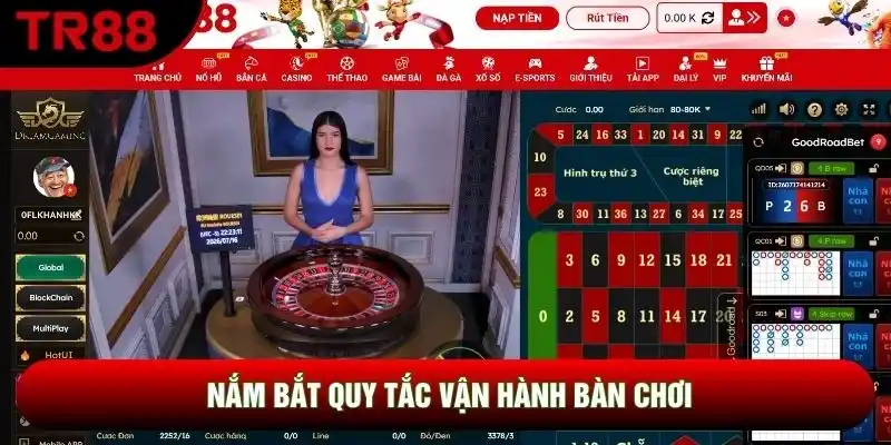 Nắm bắt quy tắc vận hành bàn chơi