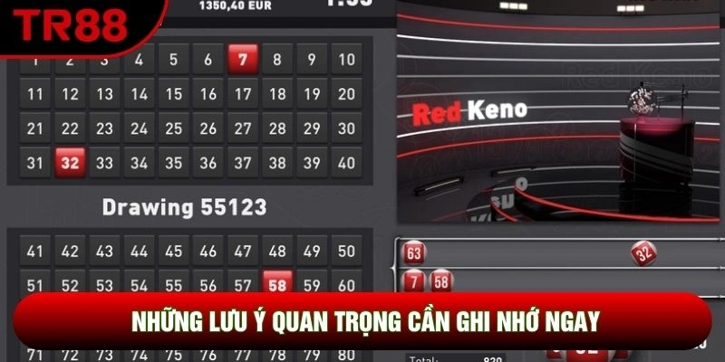 Những lưu ý quan trọng cần ghi nhớ ngay Những lưu ý quan trọng cần ghi nhớ ngay
