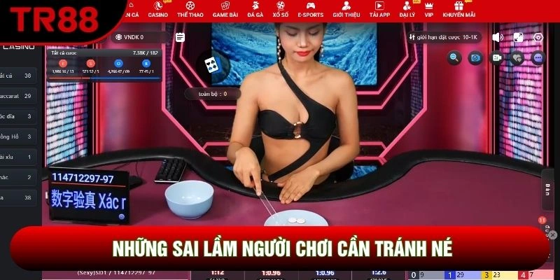 Những sai lầm người chơi cần tránh né