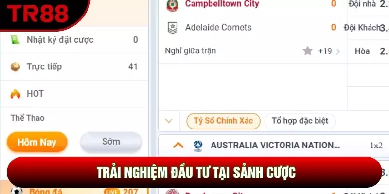 Trải nghiệm đầu tư tại sảnh cược Trải nghiệm đầu tư tại sảnh cược