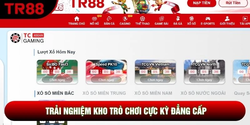 Trải nghiệm kho trò chơi cực kỳ đẳng cấp Trải nghiệm kho trò chơi cực kỳ đẳng cấp