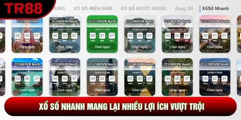 Xổ số nhanh mang lại nhiều lợi ích vượt trội Xổ số nhanh mang lại nhiều lợi ích vượt trội